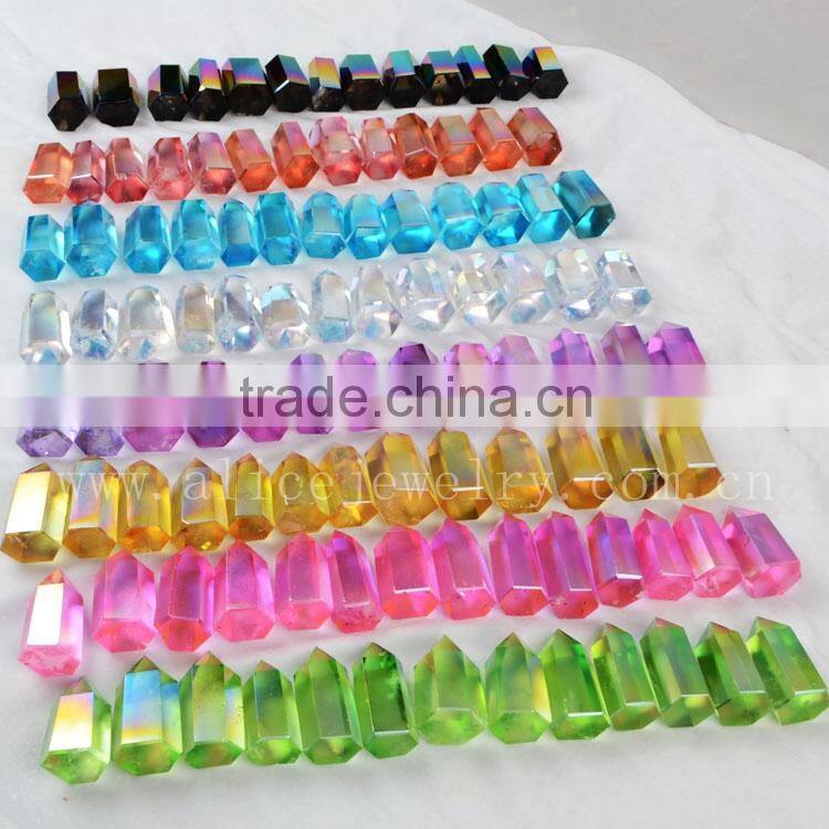 Clear quartz point with inclusions for healing energy