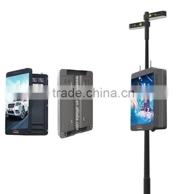 RGX P3 P4 P5 P6 P8 P10 outdoor street pole scrolling light box advertising display