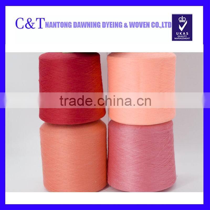 Good Sales compare cotton polyester mix dyed yarn