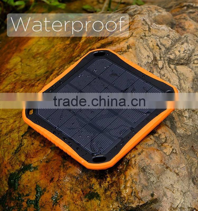 Popular solar power bank portable solar power bank solar outdoor camping solar power bank