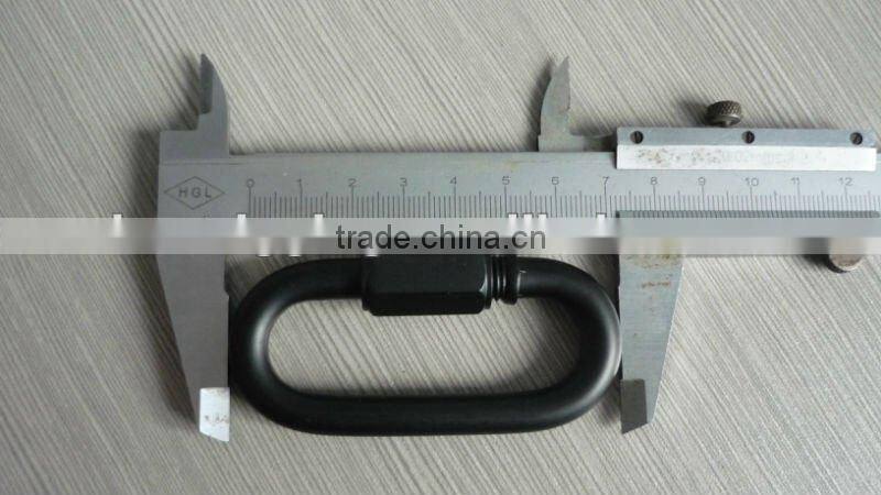 Rigging Hardware Black Plated Quick Link /Wire Rope Accesory