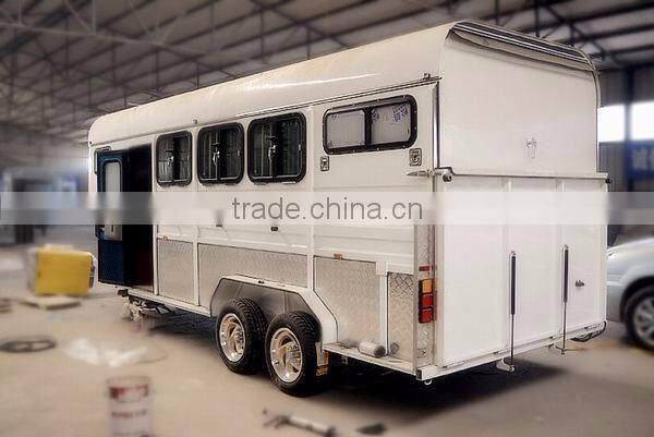 3 horses load gooseneck horse trailer