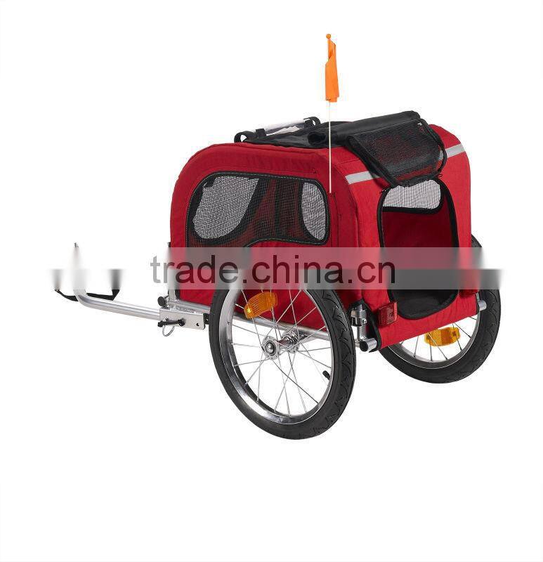 small foldable bicycle pet trailer / pet product / trailer for bicycle