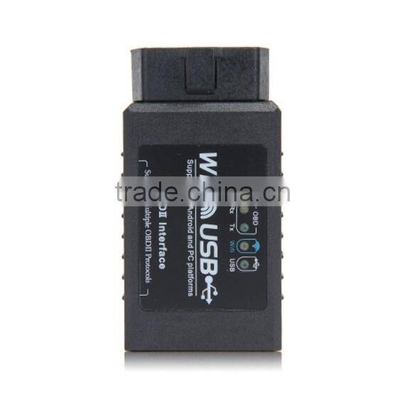 Auto diagnostic tool ELM327 WIFI usb Scanner OBDII OBD2 elm327 usb+elm327 wifi can-bus scanner on promotion