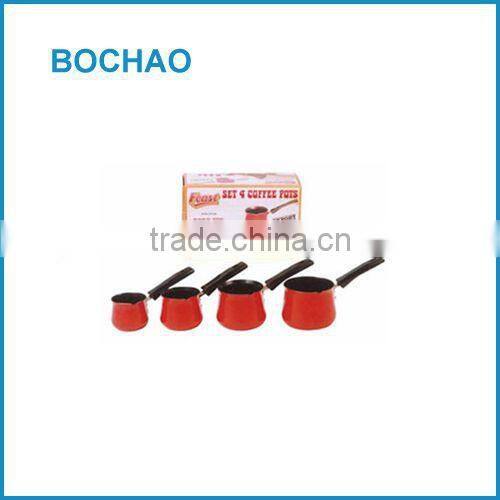 Carbon steel Nonstick 4pcs sets milkpan milkpan pots cookware sets