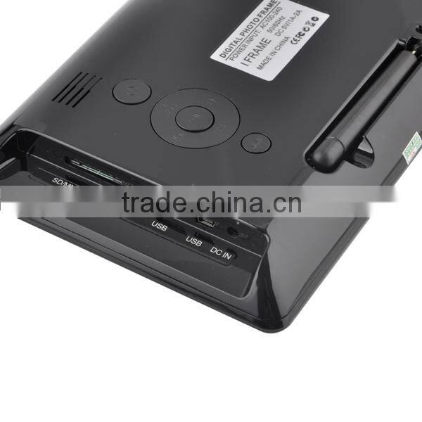 Customized 19'' video blue film digital picture frame hd photo video