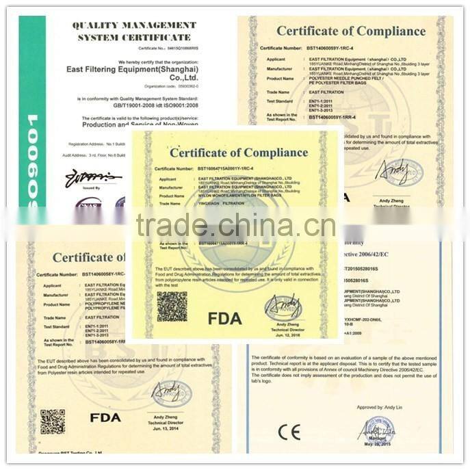 Durable 500 Micron filter bag PTFE Mesh Bag for Water Filter