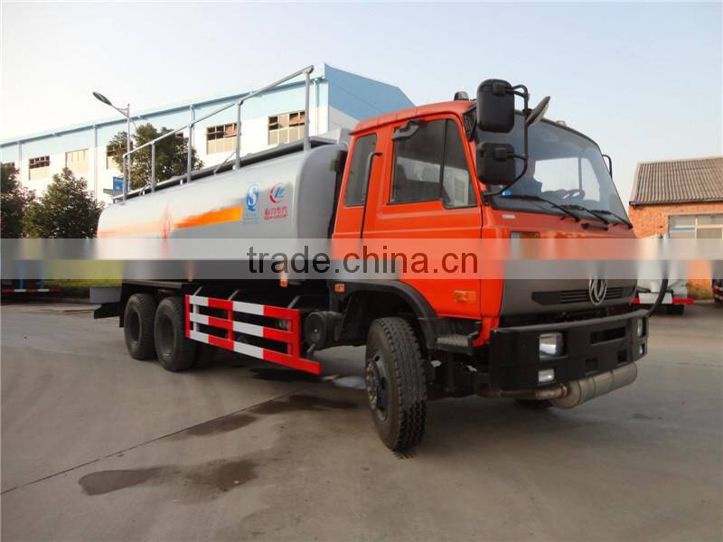 dongfeng 6*4 20 ton fuel storage tank, fuel dispensing trucks, capacity fuel truck