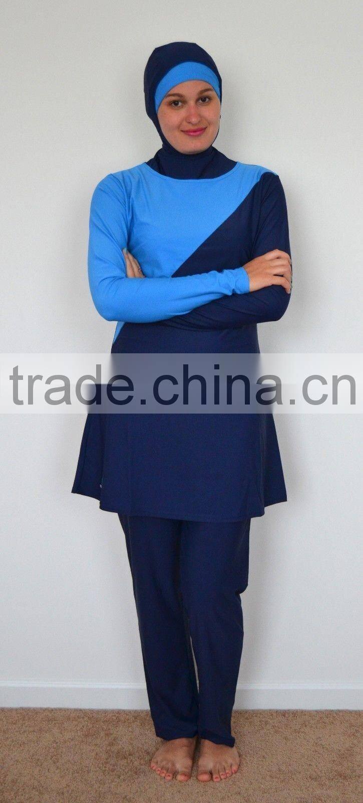 Modesty Women Muslim Swimwear Swimsuit Full Cover Islamic bathing suits