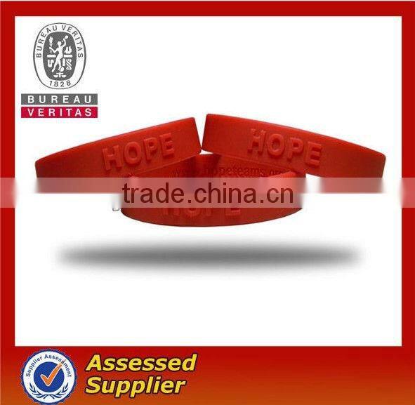 custom hot sale Silicone wristband for kids/girls