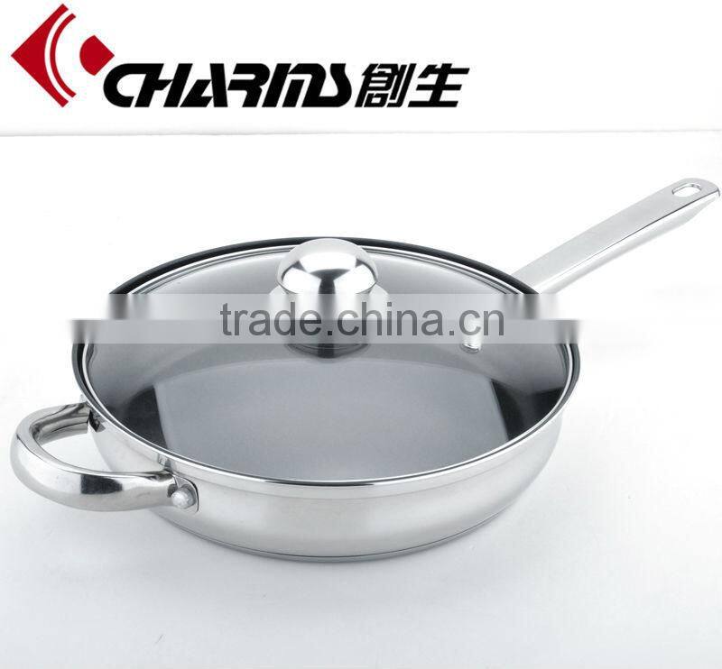 Chuangdong satin polish 12pcs cookware set