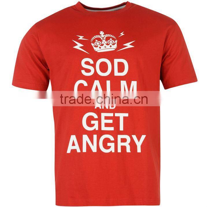 T shirt with company logo printed