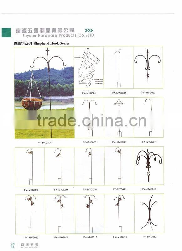 top quality metal shepherd hook wedding