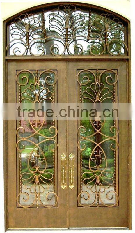 Top-selling handmade forging lobby entrance door