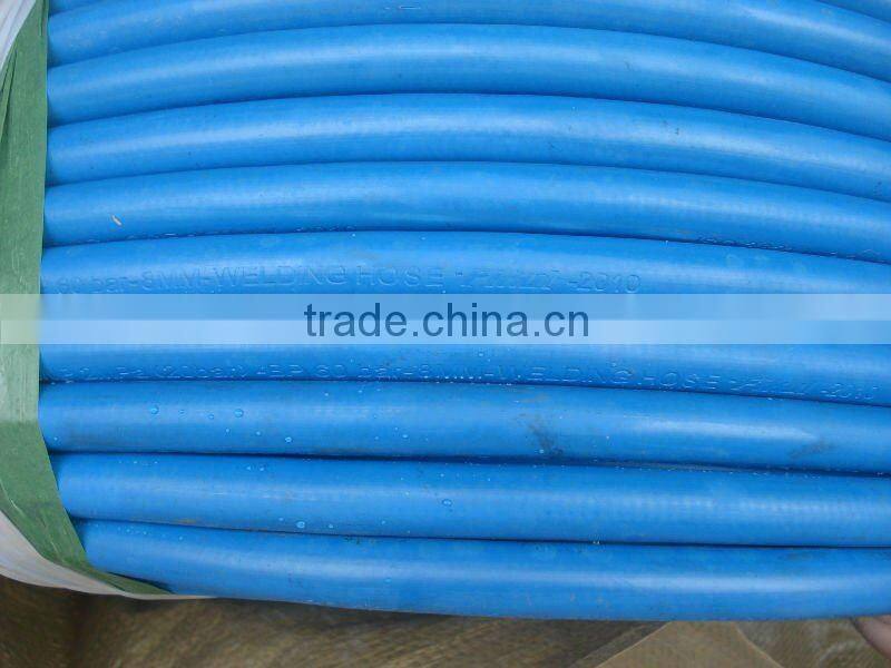 Oxygen/acetylene twin welding rubber hose fresh rubber
