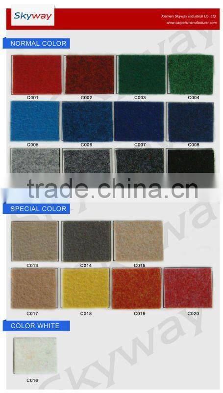 2013 Needle Punched Polyester Plain Brushed Shaggy Carpet