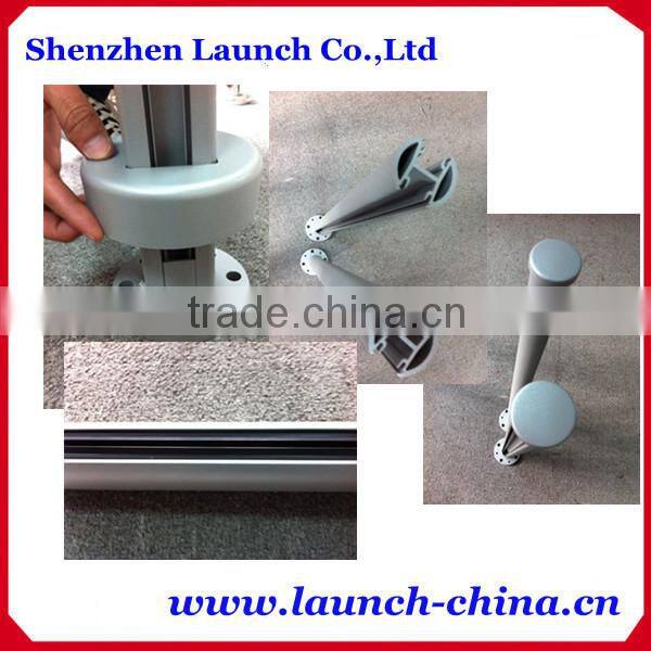 RAL7024 aluminum glass fence post