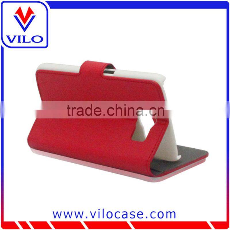 high quality wallet leather Smart flip case for Samsung Galaxy S6