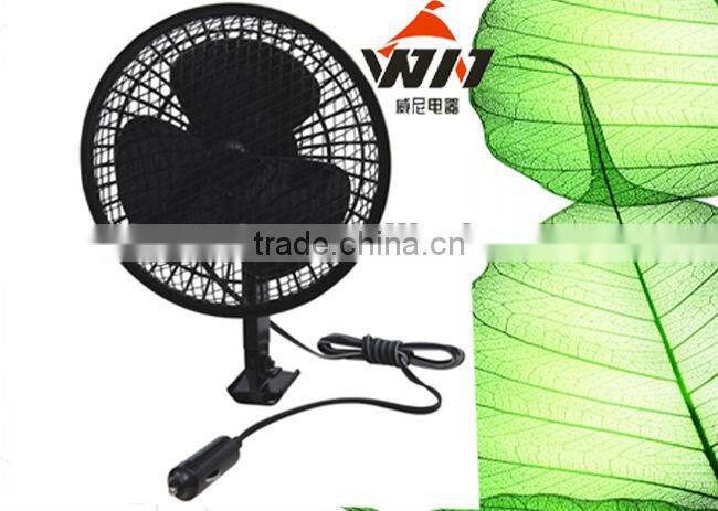 6 inch mesh guard oscillating car fan