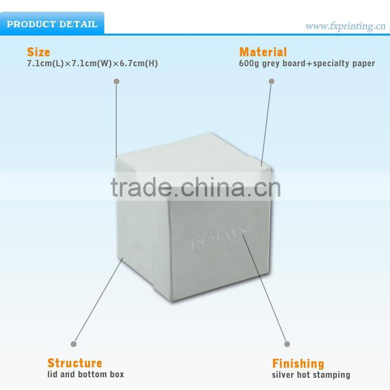 Glossy Colored Cardboard Perfume Box Mass Production