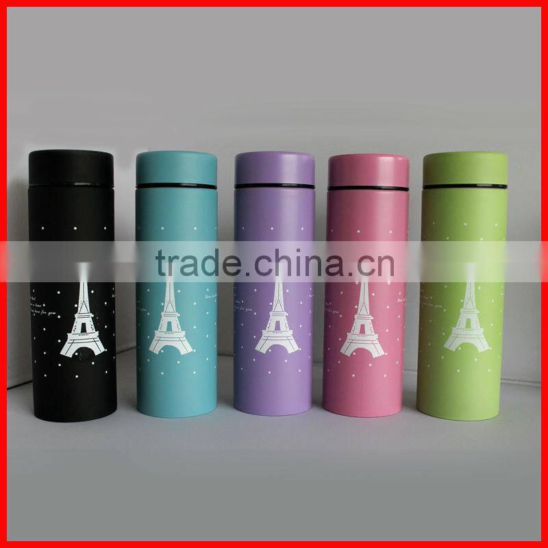 double wall stainless steel high grade folding water bottle
