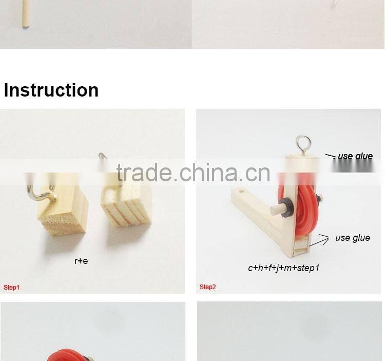 school lesson educational electronic crane wooden jigsaw puzzle