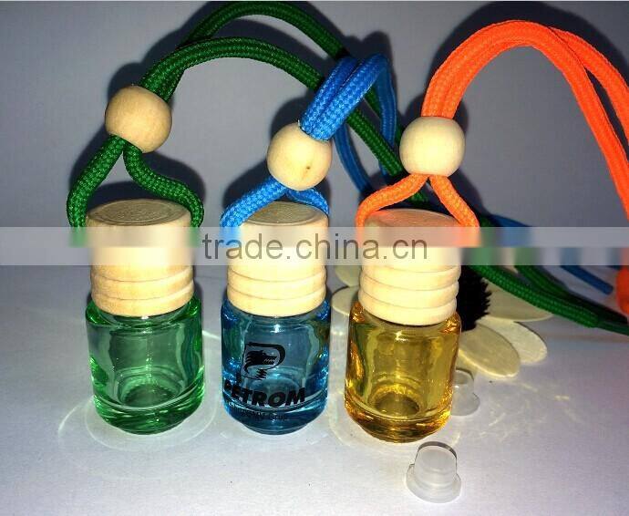 Hanging car perfume bottle