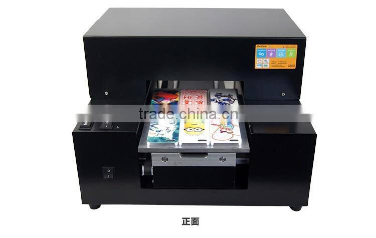 2015 newest A4 UV printer, cell phone case/plastic card/transparent business card printing machine, used uv flatbed printer
