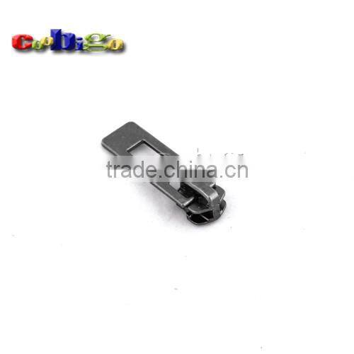 42*11mm 5# Auto Lock Zipper Slider Zinc Alloy Black Nickel For Metal Zippers #FLQ150-B