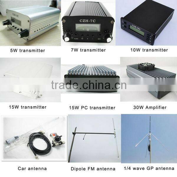 CZH-T200 0.2w Portable FM Transmitter radio broadcast Stereo/Mono Power adjustable For Tourism Driving School Meeting