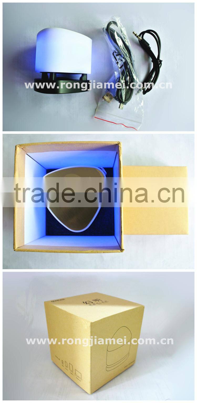 Mini Bluetooth Speaker Smart LED Bed Light Lamp Wireless Music Player