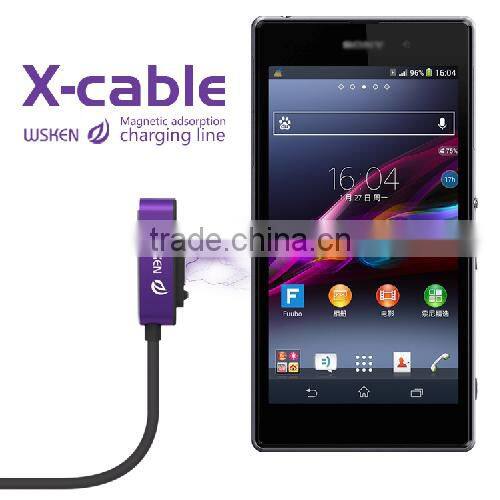 WSKEN Wholesale For Sony Magnetic USB Cable Single Metal Version