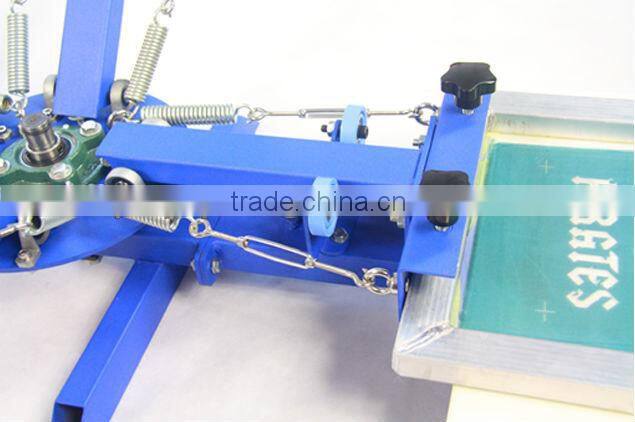 Guangzhou 4 Color 2 Station screen printer for wooden board