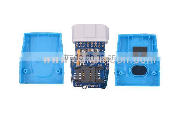 Real-time Tracking, Car Alarm Functions, OBDII Gps tracker for car obd 2 Plug-N-Track