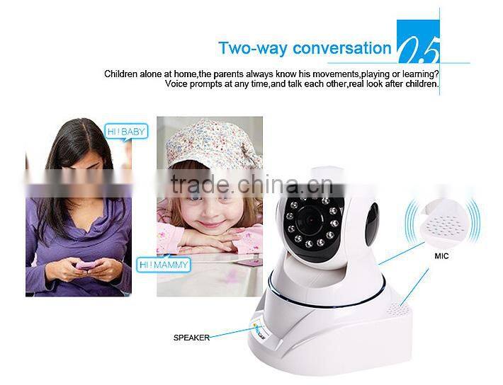 Best selling Wlan wifi IP cameras wifi camera with High 1/4 inch sensor 1.0 Megapixel high definition ip camera TF Card Storage