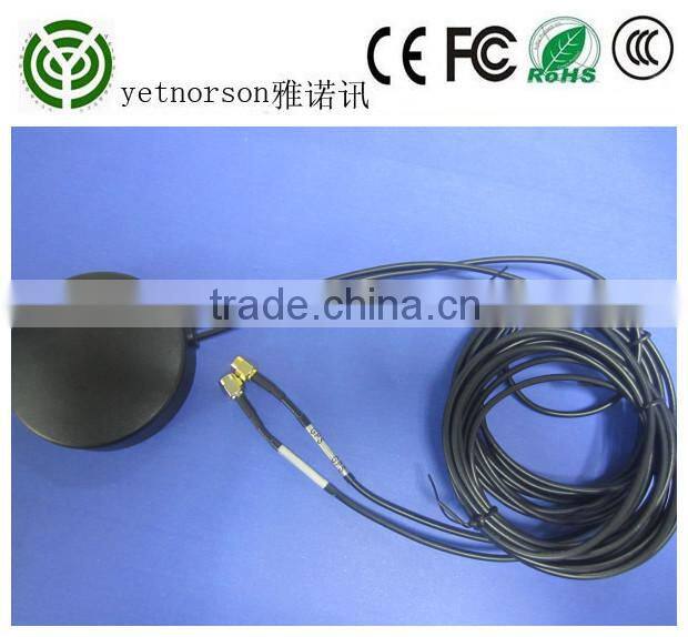 car dvb navigation antenna /gps antenna active magnify sma connector with good signal