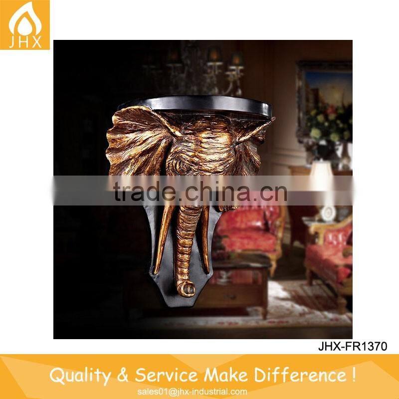 Elephants Head Resin Wall Animal Head Sculpture