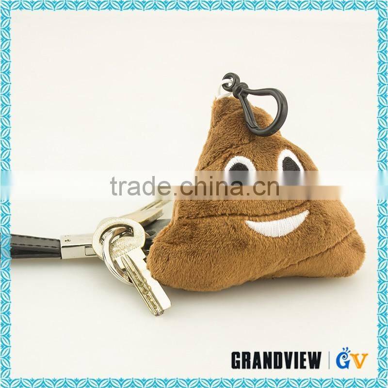 2016 Hot Sale Fashionable Plush Emoji Keychain Decorative Plush Mobile Chain