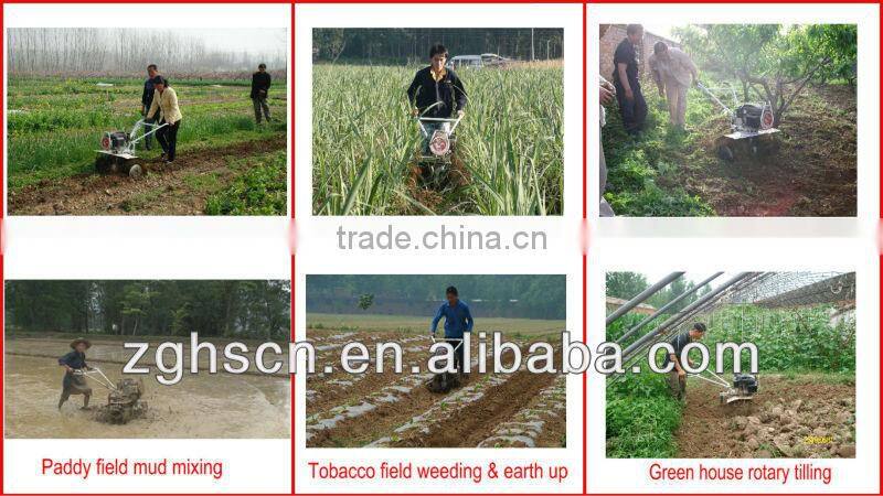 Little White Dragon 170F ploughing state micro tiller