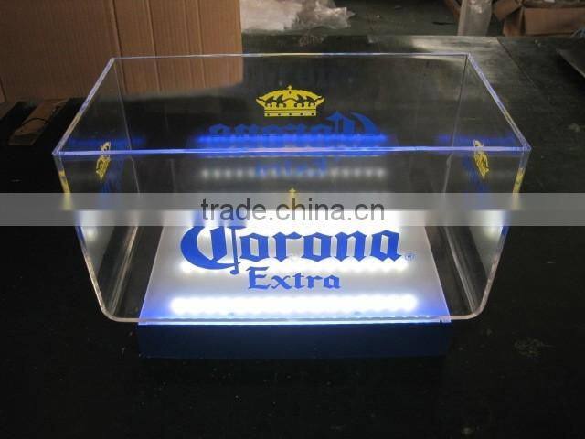 Custom Clear Illuminated Plastic Ice Buckets Wholesale