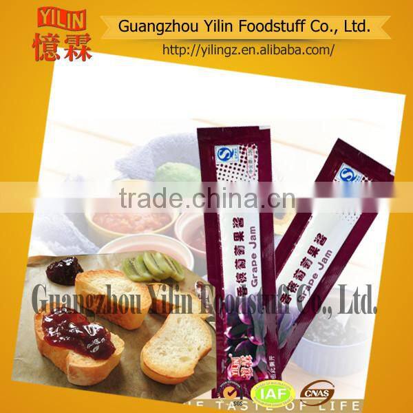 OEM factory 18g sachet grape Jam made in china