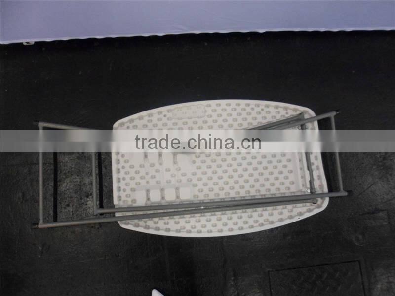 2015 most popular kids folding adjustable blow molding plastic table for dinner use
