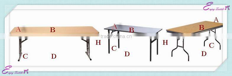 YHK#51 curly table skirt - polyester banquet wedding wholesale chair cover sash table cloth skirt linen