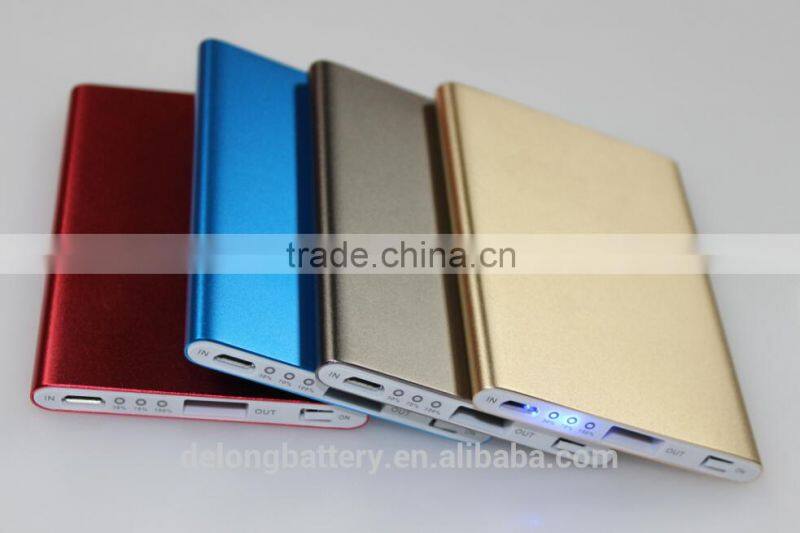 2015 new products mobile accessories 2700mah metal cover power bank mini power bank