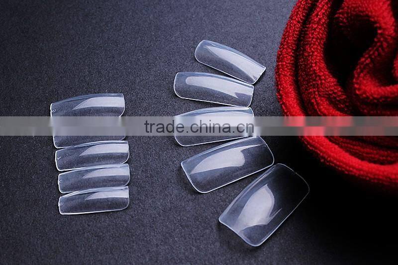 100pcs new style for 2016 false UV gel full covered natural white France nail art tips