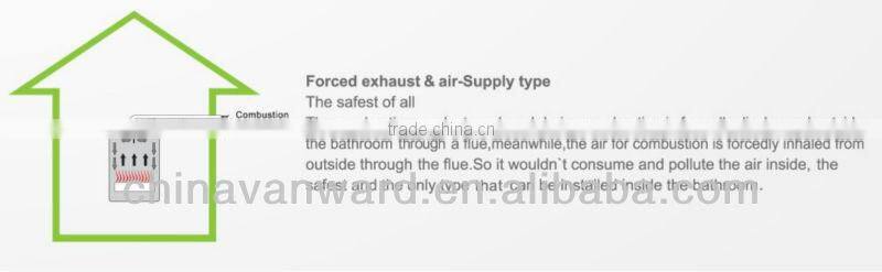 Instant Water heater/gas geyser/water heater with CE approved