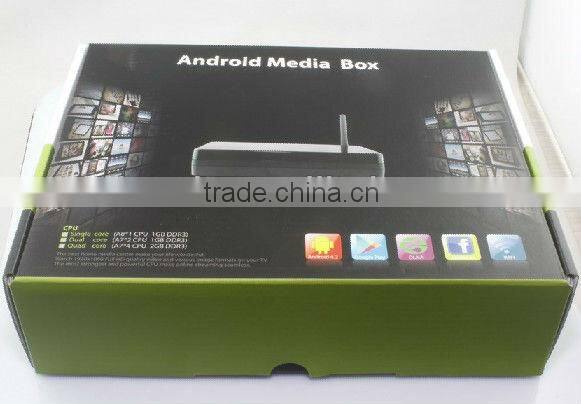 full hd 1080P media player , Supports Google TV Market, XMBC Miracast and DLNA