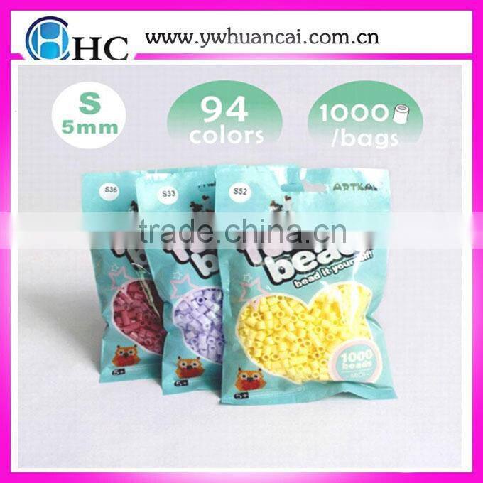 Custom Plastic 5mm Fused Perler Beads Educational Mini Hama Beads Cheap DIY Fashion Boy Magic Hama Beads