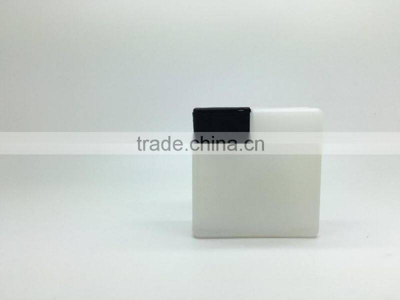 High quality square PE bottle for hotel shampoo/square plastic bottles/cheap plastic bottle packaging