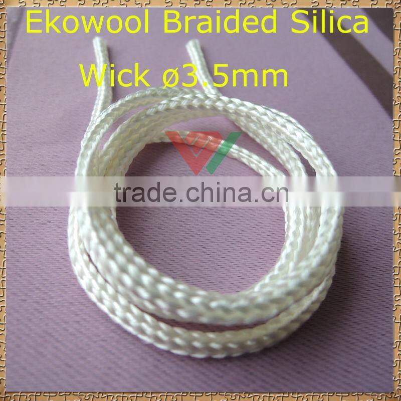 Manufacturing Price Braided Ekowool Silica Cord 1.0mm